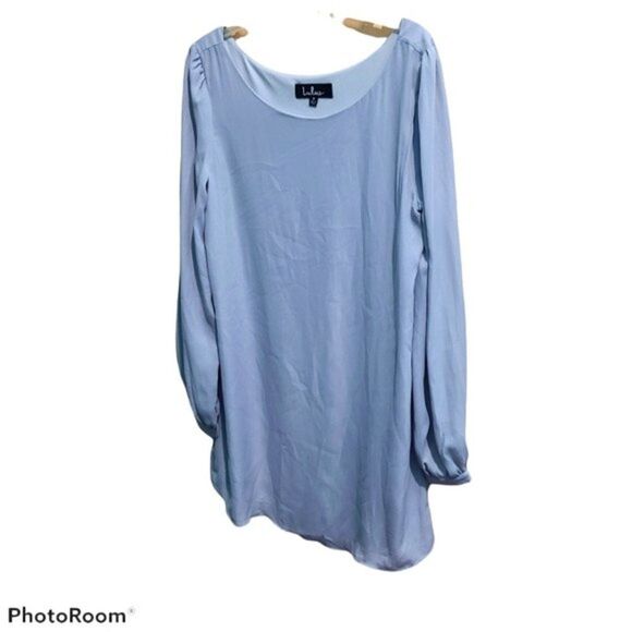 Lulu's Status Update Light Grey Shift Dress - Picture 3 of 6